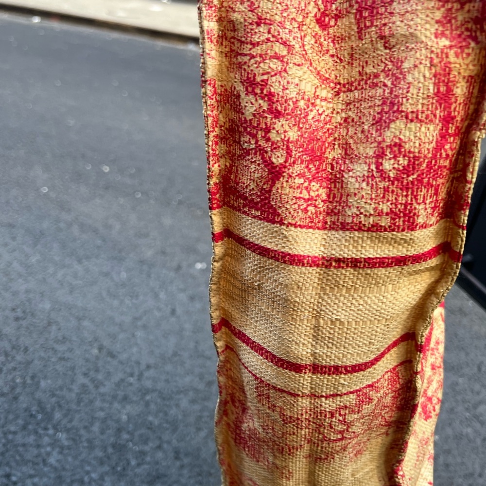 Christian Dior Straw Canvas Tote - Picture 5 of 6